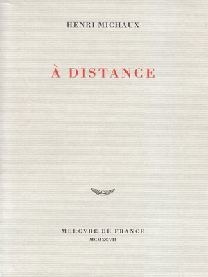 cover image of À distance